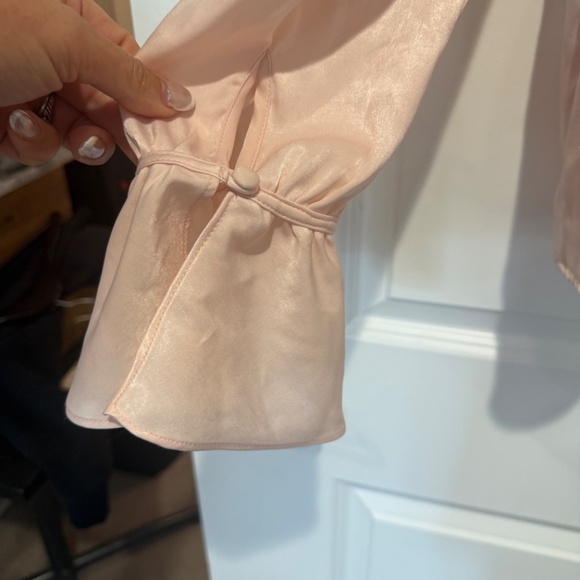 L'academie Pink open shoulder blouse - Picture 4 of 5